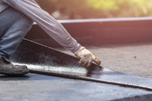 Professional Exterior Waterproofing technician working in Kirby, OH